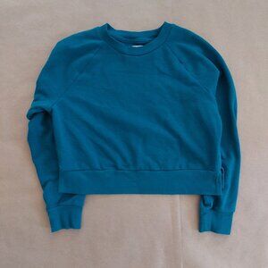 Colsie Fleece Cropped Sweatshirt Women XS